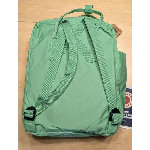 NWT Fjallraven Apple Mint Green Classic Kanken Unisex Convertible Backpack - Picture 2 of 5